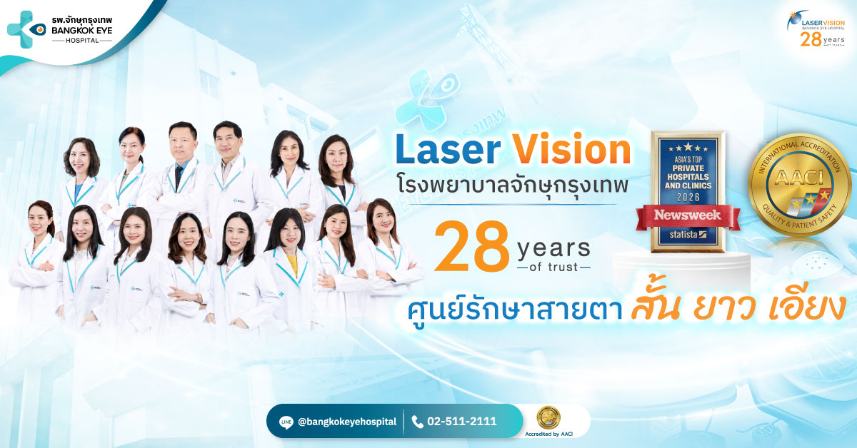 ประสบการณ์ดูแลรักษามากกว่า 100,000 ดวงตา